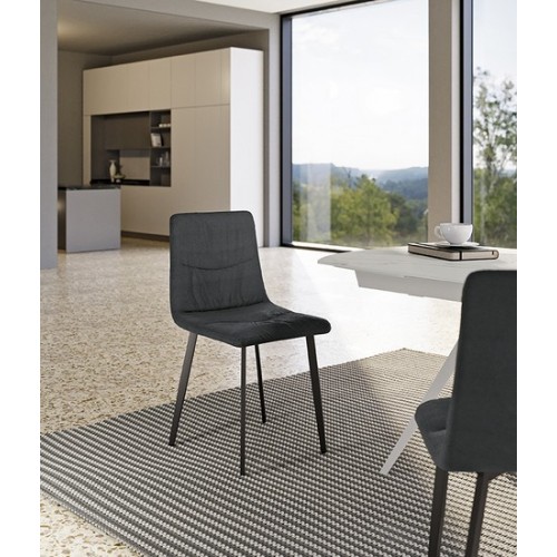 Sedia ARIEL Grigio Scuro